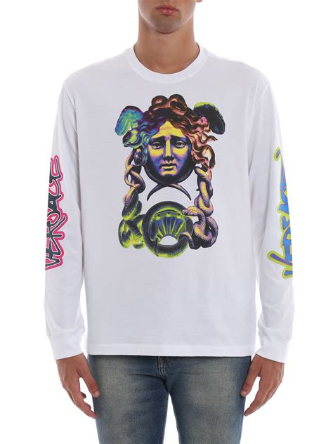 versace graffiti print shirt|Versace print shirt men.